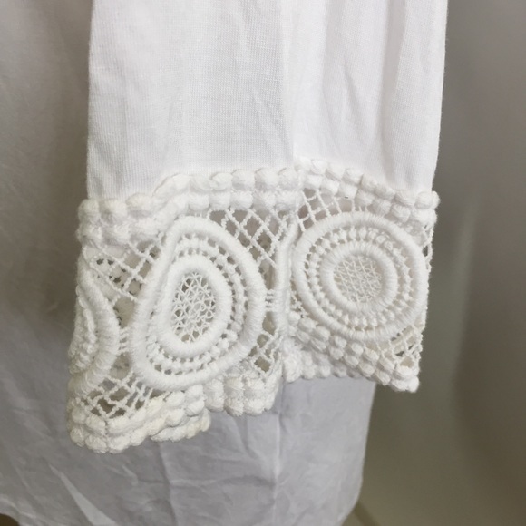 Michael Michael Kors White long sleeve Top Size M - Picture 3 of 8